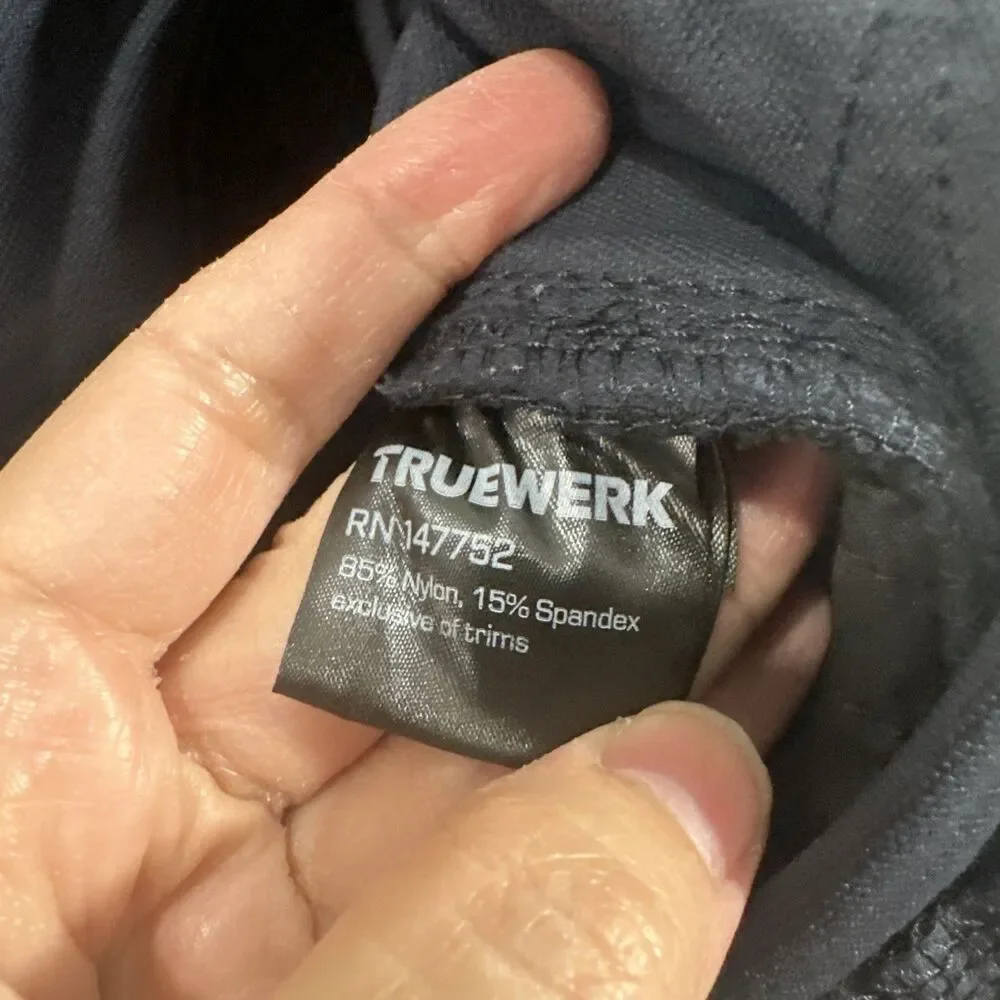 Truewerk T1 Werkshort Blue Shorts Mens Sz 42 Long Outdoor Utility Cargo Stretch